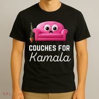 Couches For Kamala Jd Vance Couch Meme Funny Culture Liberal T-Shirt thumb 3