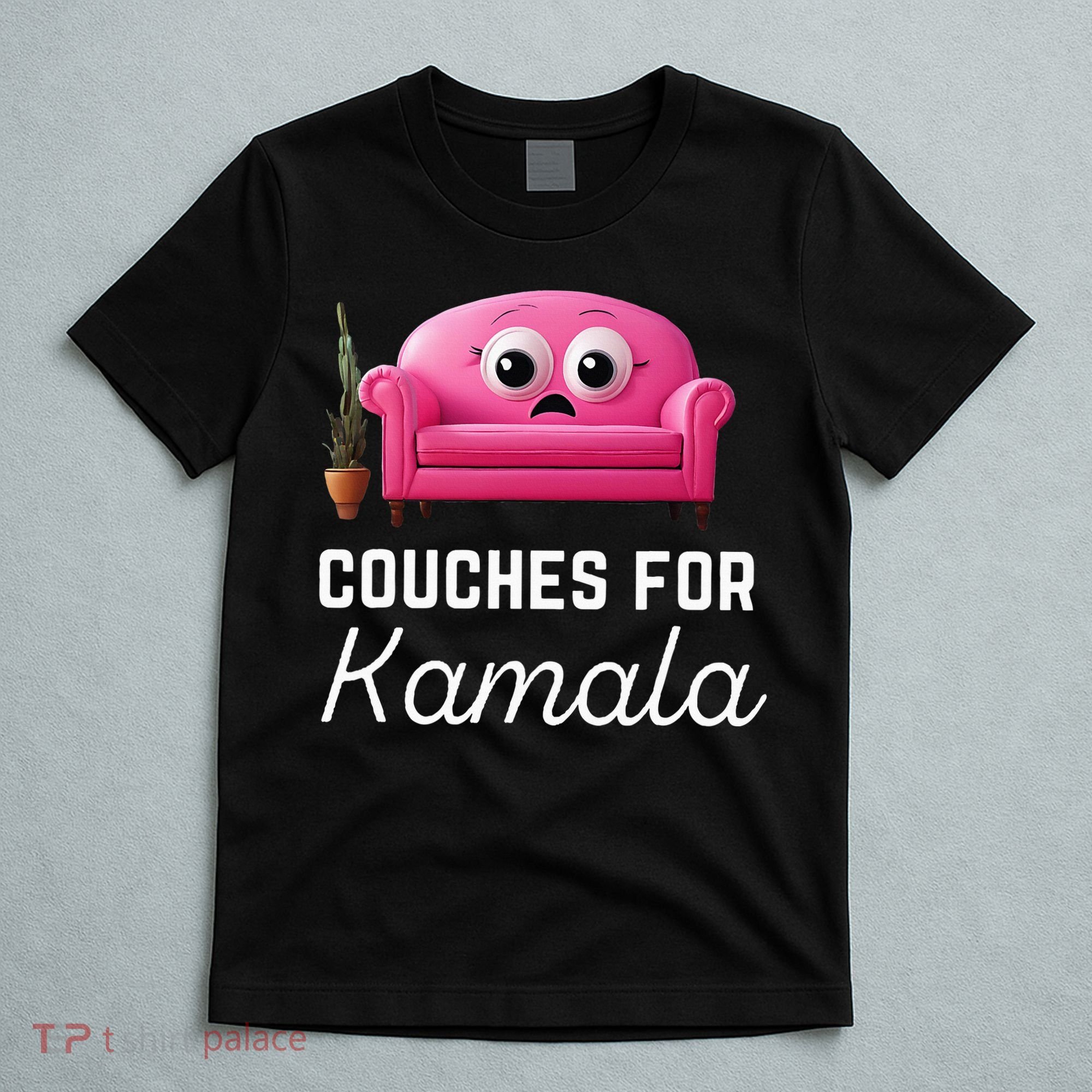 Couches For Kamala Jd Vance Couch Meme Funny Culture Liberal T-Shirt