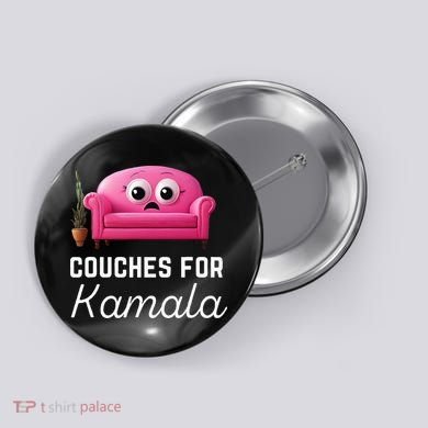 Couches For Kamala Jd Vance Couch Meme Funny Culture Liberal Button