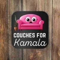 Couches For Kamala Jd Vance Couch Meme Funny Culture Liberal Coaster thumb 0
