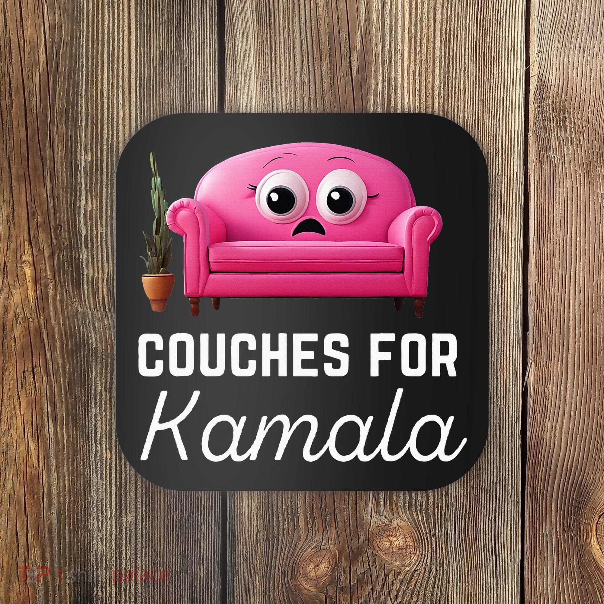 Couches For Kamala Jd Vance Couch Meme Funny Culture Liberal Coaster