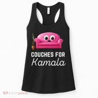 Couches For Kamala Jd Vance Couch Meme Funny Culture Liberal Women's Tank Top thumb 0