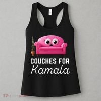 Couches For Kamala Jd Vance Couch Meme Funny Culture Liberal Women's Tank Top thumb 3