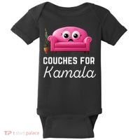 Couches For Kamala Jd Vance Couch Meme Funny Culture Liberal Baby Bodysuit thumb 0
