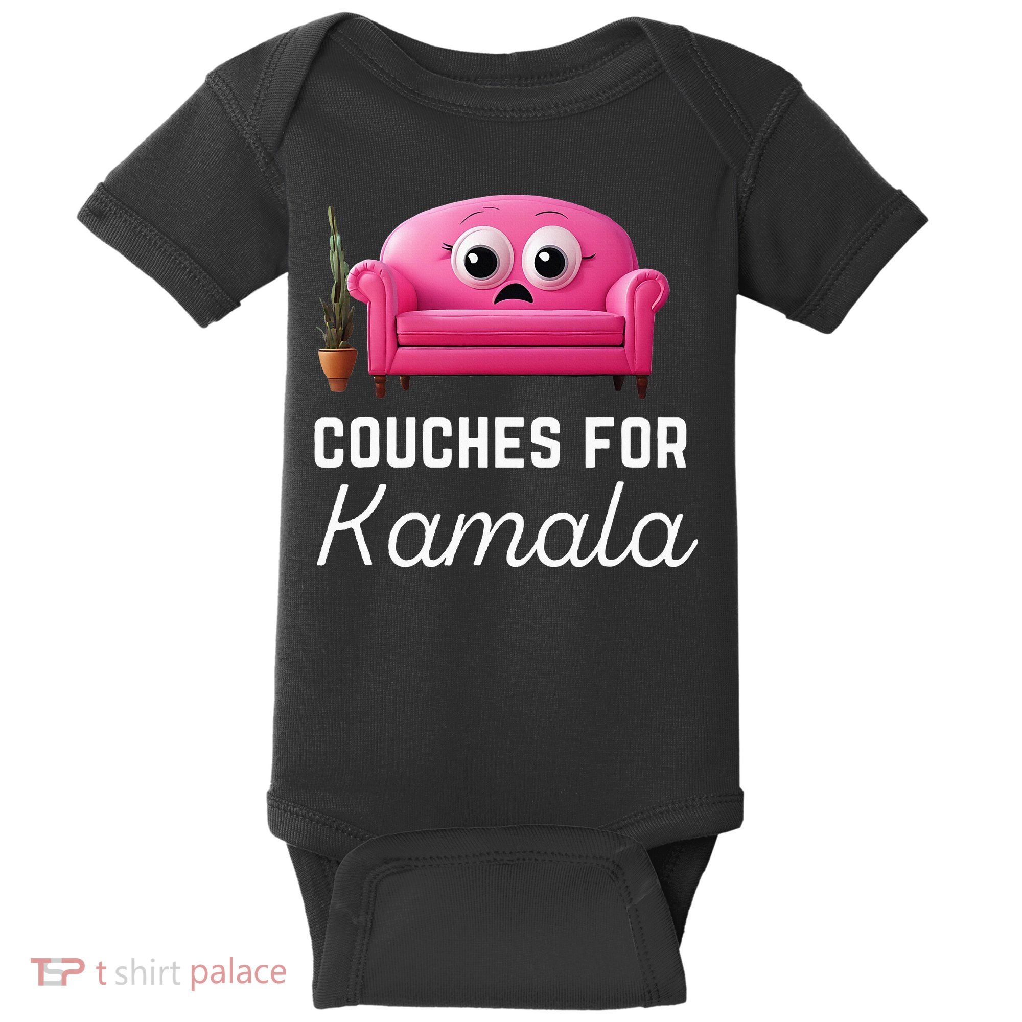 Couches For Kamala Jd Vance Couch Meme Funny Culture Liberal Baby Bodysuit