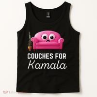 Couches For Kamala Jd Vance Couch Meme Funny Culture Liberal Tank Top thumb 2