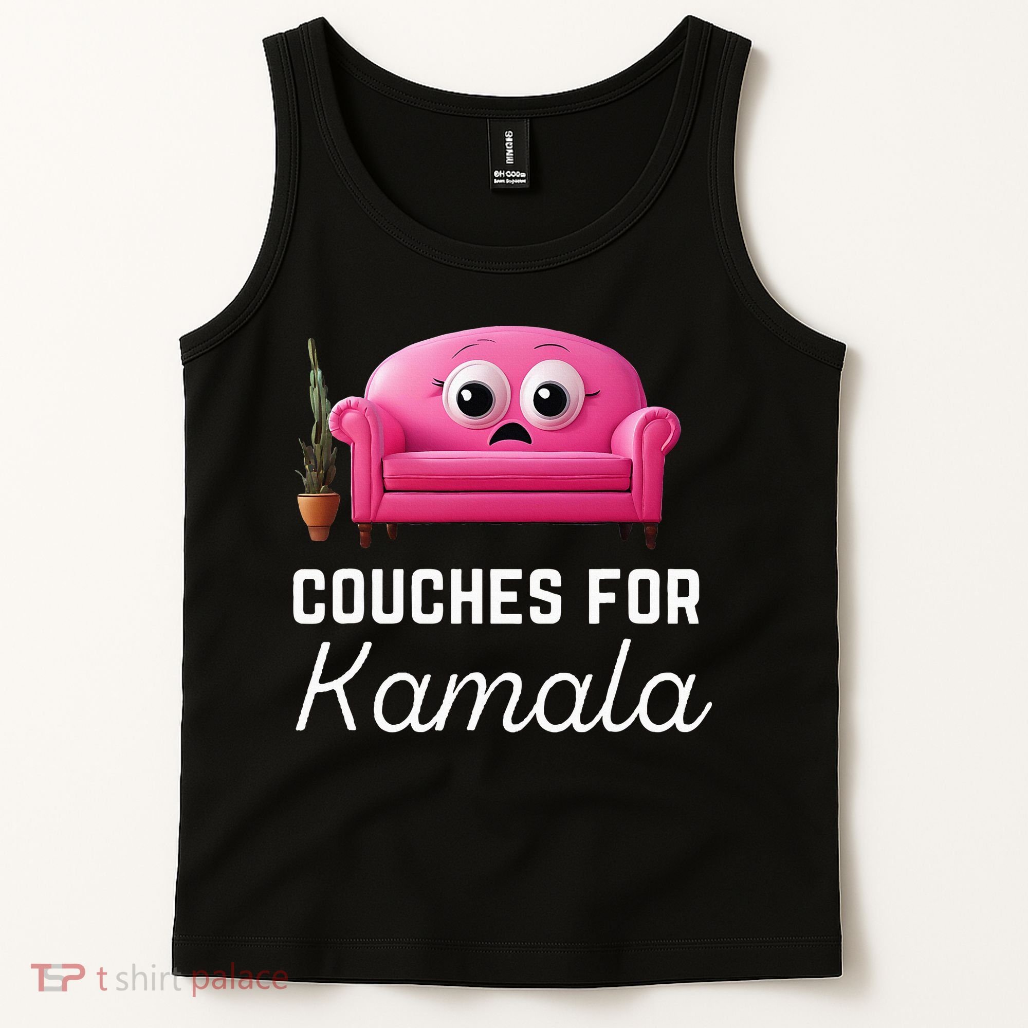 Couches For Kamala Jd Vance Couch Meme Funny Culture Liberal Tank Top