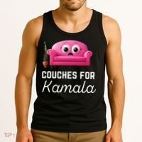 Couches For Kamala Jd Vance Couch Meme Funny Culture Liberal Tank Top thumb 3