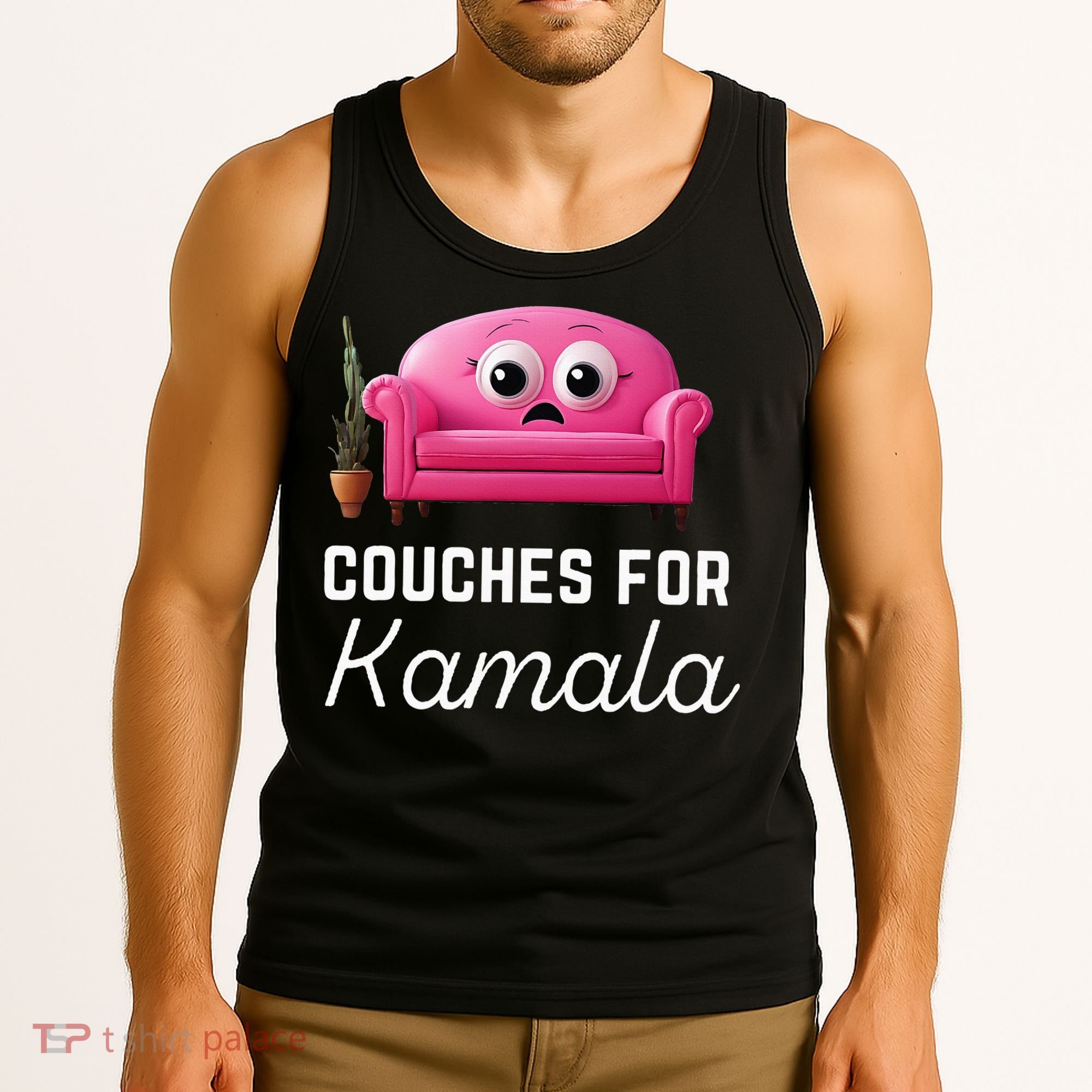 Couches For Kamala Jd Vance Couch Meme Funny Culture Liberal Tank Top