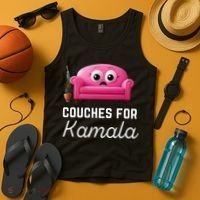 Couches For Kamala Jd Vance Couch Meme Funny Culture Liberal Tank Top thumb 4