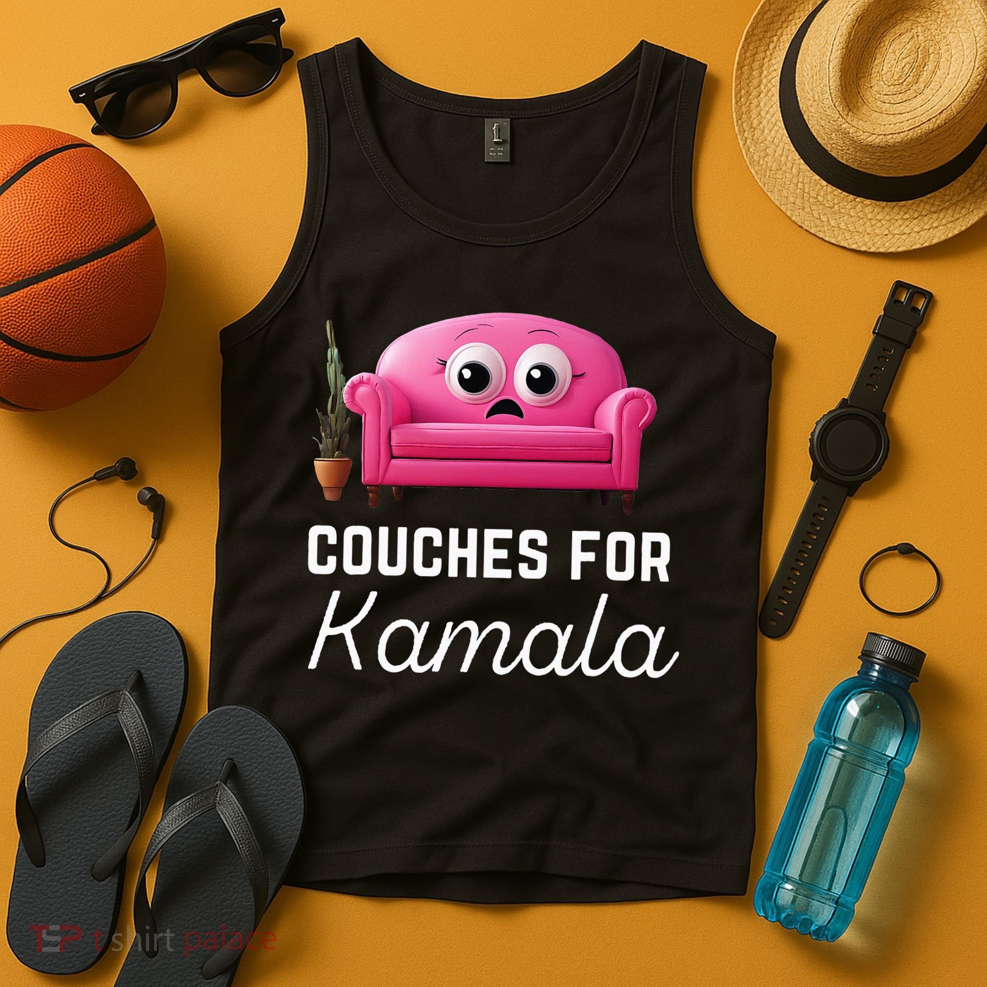 Couches For Kamala Jd Vance Couch Meme Funny Culture Liberal Tank Top