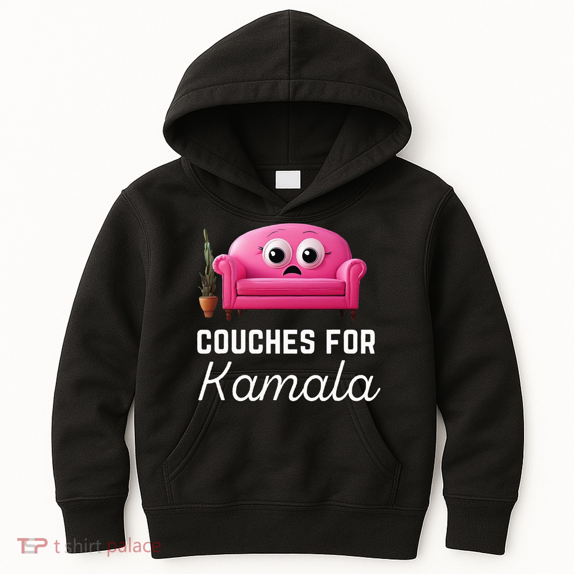 Couches For Kamala Jd Vance Couch Meme Funny Culture Liberal Kids Hoodie