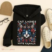 Cats For Kamala Hoodie thumb 4