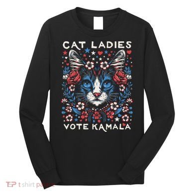 Cats For Kamala Long Sleeve Shirt