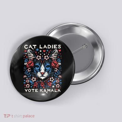 Cats For Kamala Button