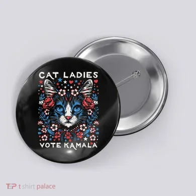 Cats For Kamala Button