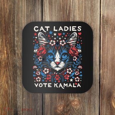 Cats For Kamala Coaster