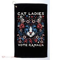 Cats For Kamala Golf Towel thumb 0