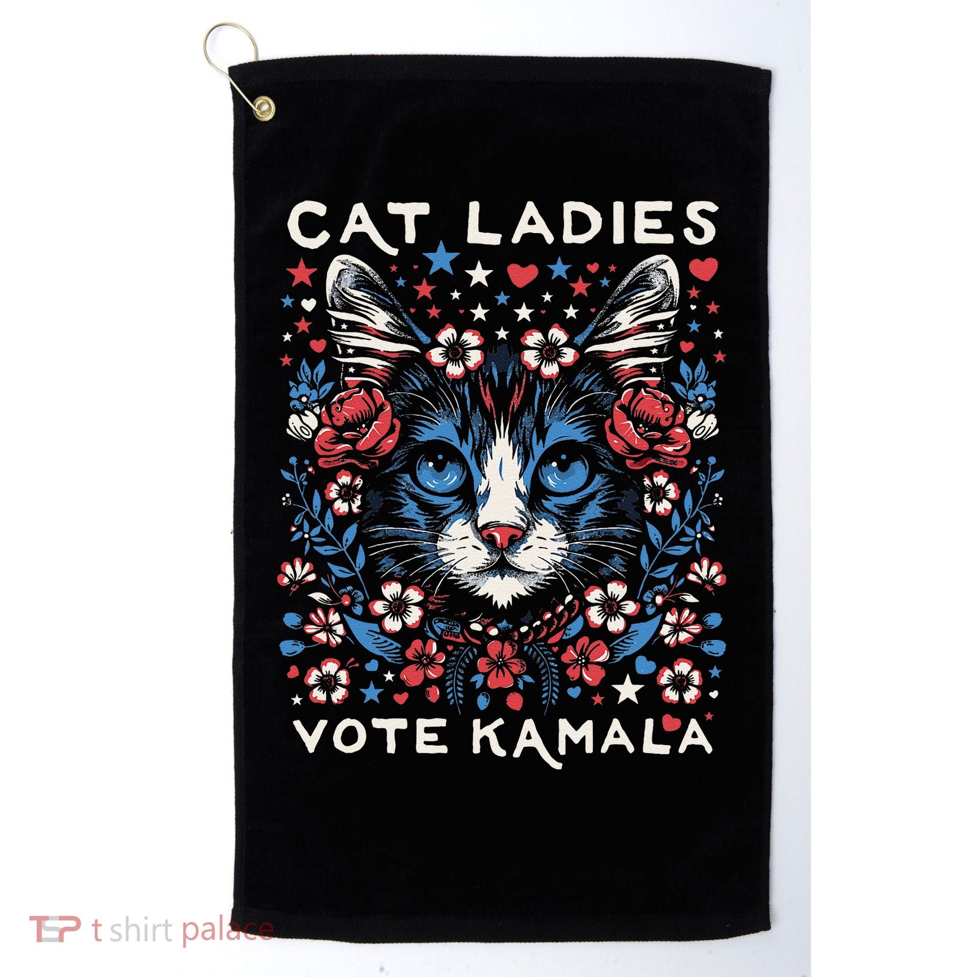 Cats For Kamala Golf Towel