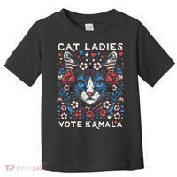 Cats For Kamala Toddler T-Shirt thumb 0