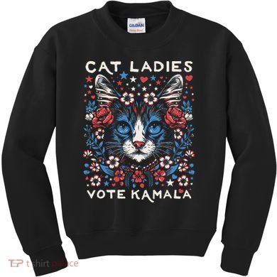 Cats For Kamala Kids Sweatshirt