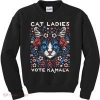 Cats For Kamala Kids Sweatshirt thumb 0