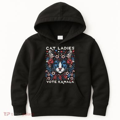 Cats For Kamala Kids Hoodie