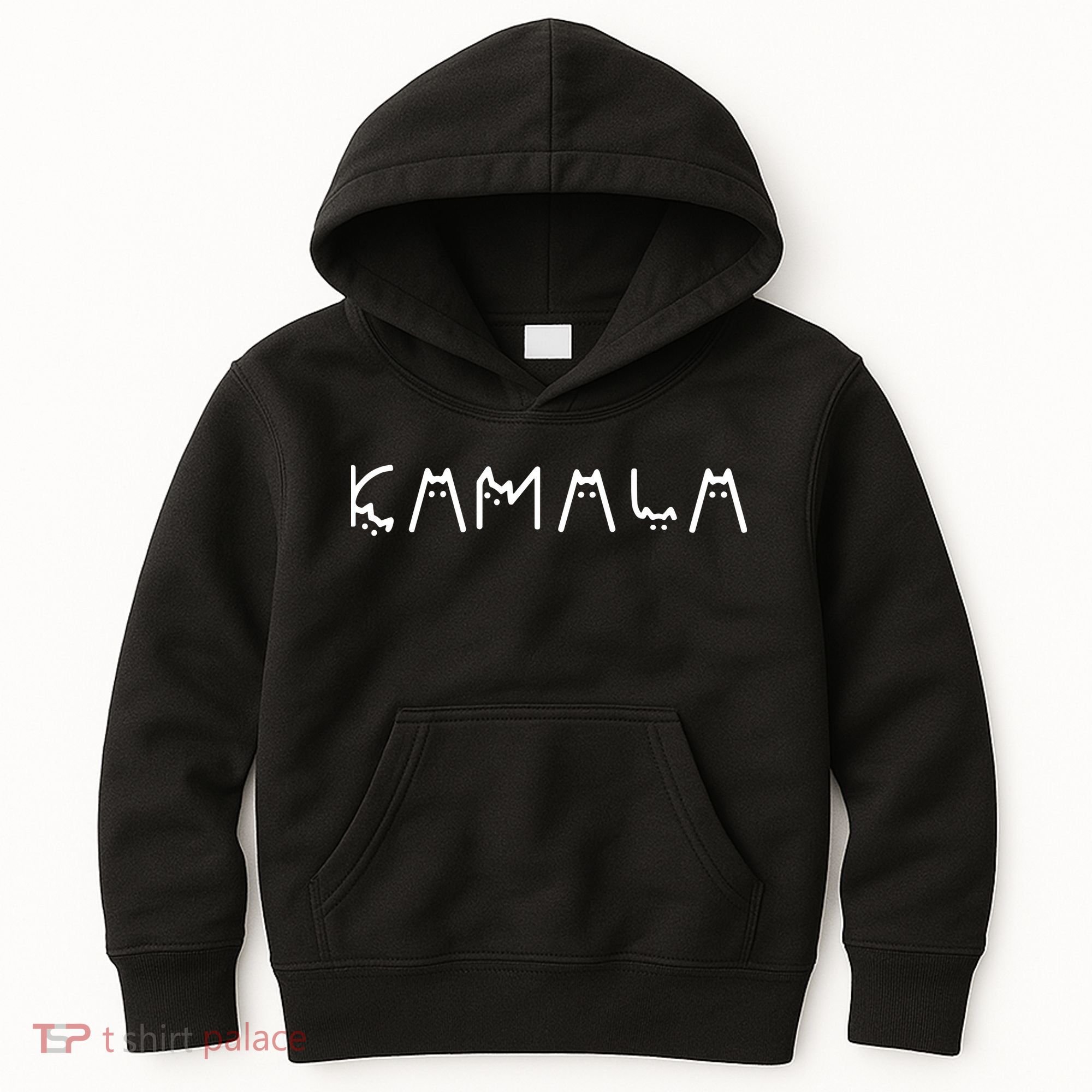Cats For Kamala Harris 2024 Kids Hoodie