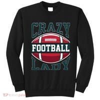 Crazy Football Lady Rugby Graphic Sweatshirt thumb 0