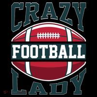 Crazy Football Lady Rugby Graphic Coffee Mug thumb 5