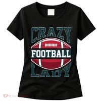 Crazy Football Lady Rugby Graphic Women's T-Shirt thumb 0