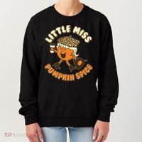Cute Funny Little Miss Pumpkin Spice Women's Sweatshirt thumb 0