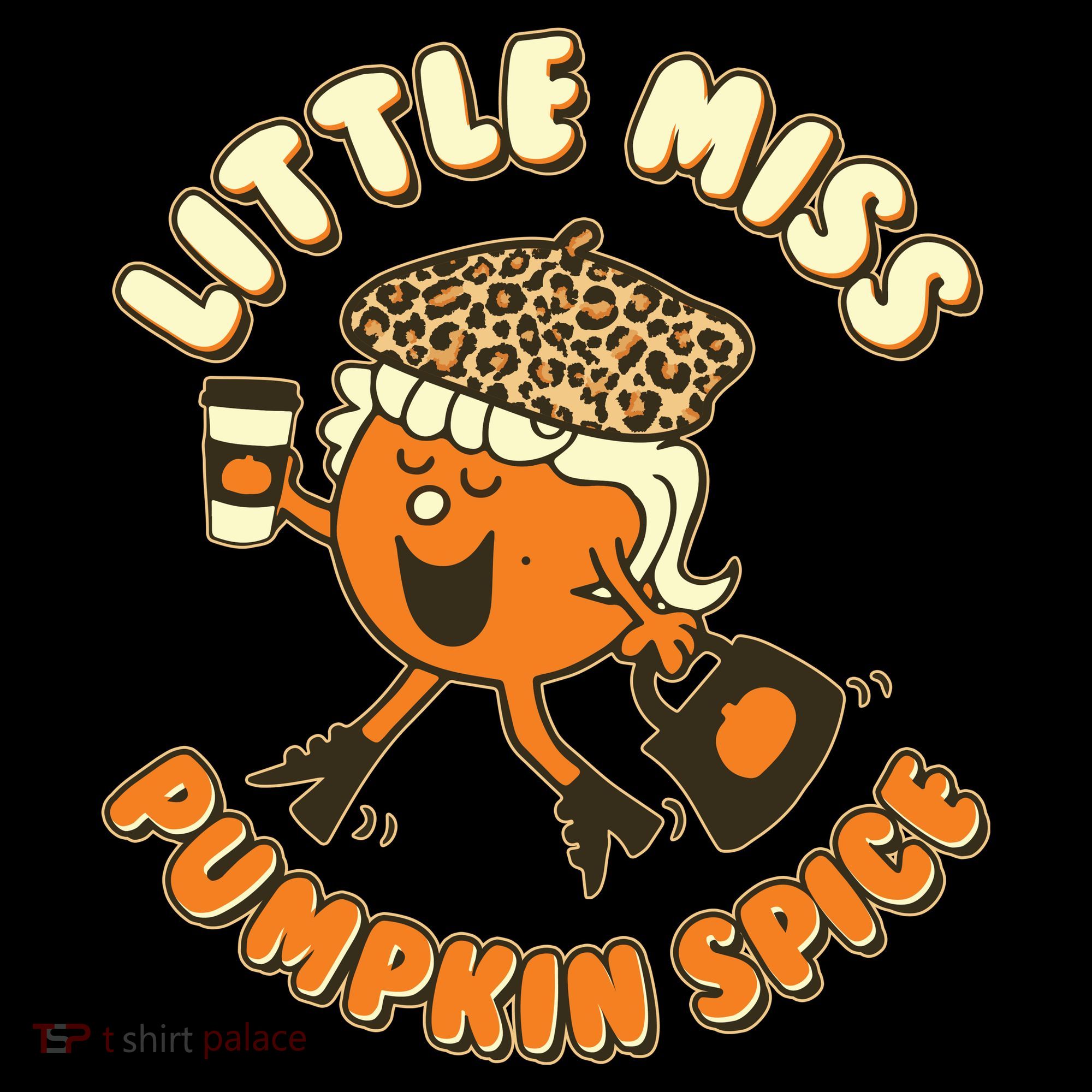 Cute Funny Little Miss Pumpkin Spice Women's Hoodie