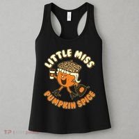 Cute Funny Little Miss Pumpkin Spice Women's Tank Top thumb 3