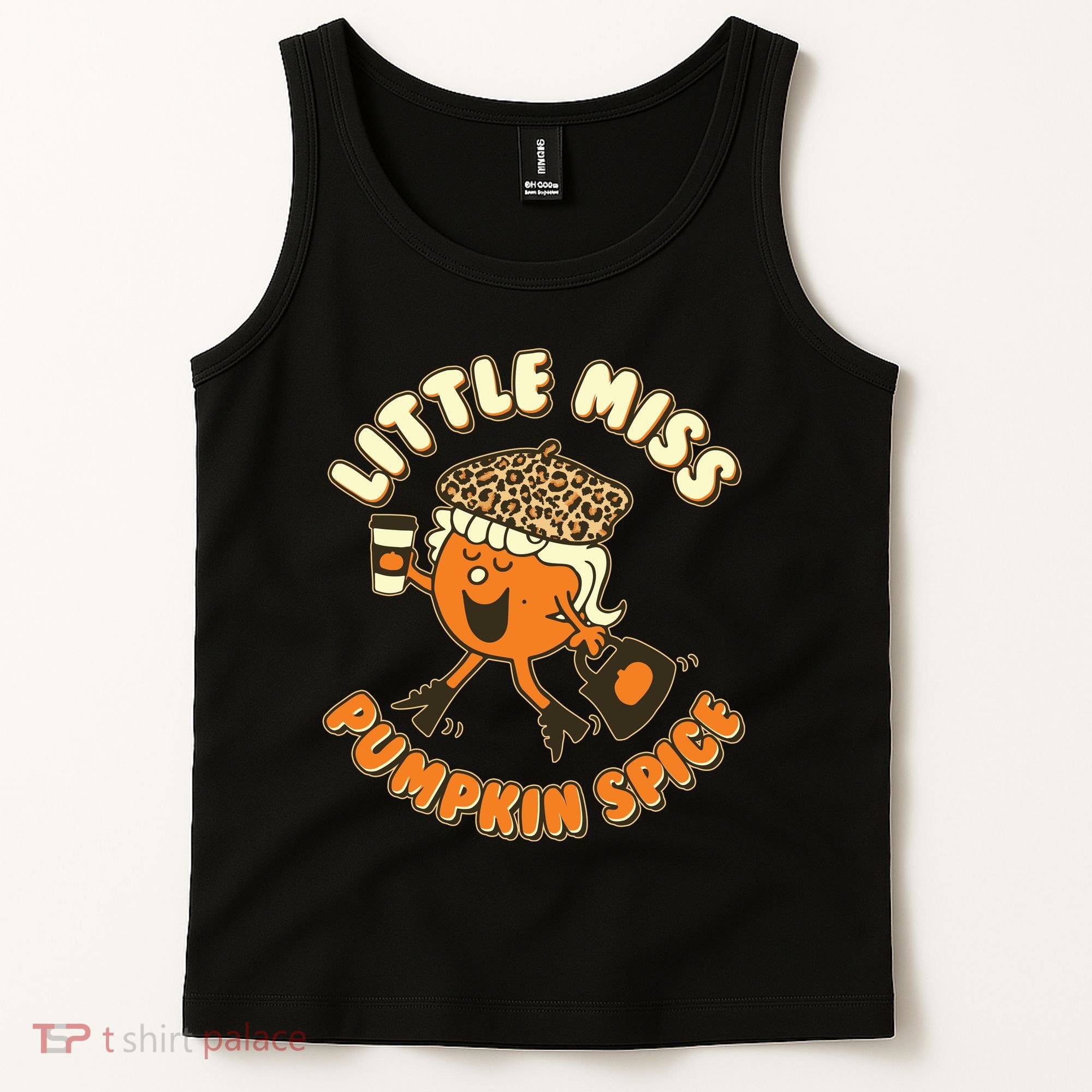 Cute Funny Little Miss Pumpkin Spice Tank Top