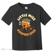 Cute Funny Little Miss Pumpkin Spice Toddler T-Shirt thumb 0