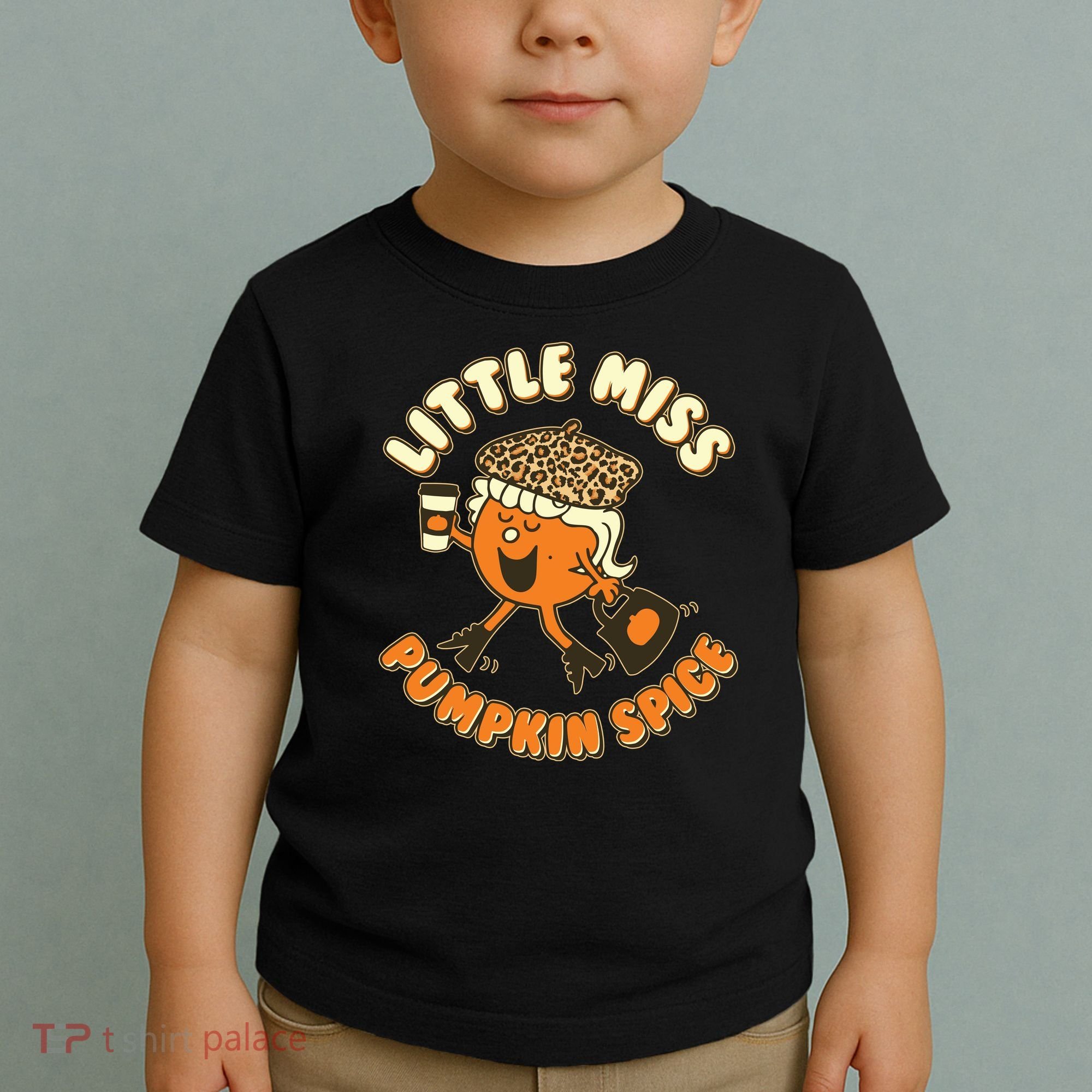 Cute Funny Little Miss Pumpkin Spice Toddler T-Shirt
