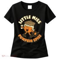 Cute Funny Little Miss Pumpkin Spice Women's T-Shirt thumb 0