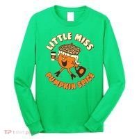 Cute Funny Little Miss Pumpkin Spice Long Sleeve Shirt thumb 0