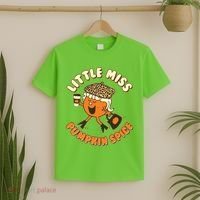 Cute Funny Little Miss Pumpkin Spice T-Shirt thumb 2
