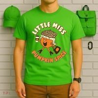 Cute Funny Little Miss Pumpkin Spice T-Shirt thumb 6