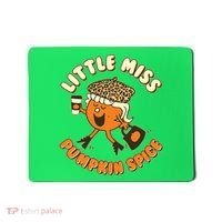 Cute Funny Little Miss Pumpkin Spice Mousepad thumb 0