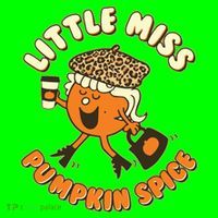 Cute Funny Little Miss Pumpkin Spice Mousepad thumb 1