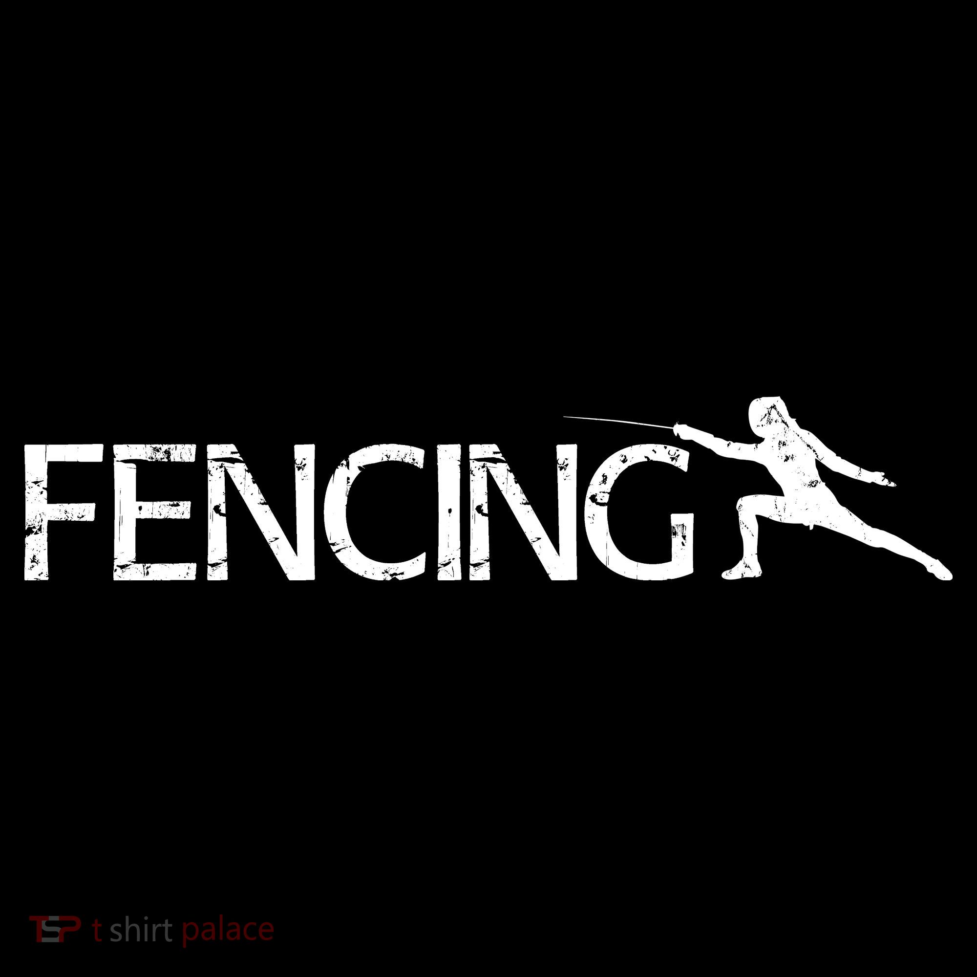 Cute Fencing Logo Mousepad
