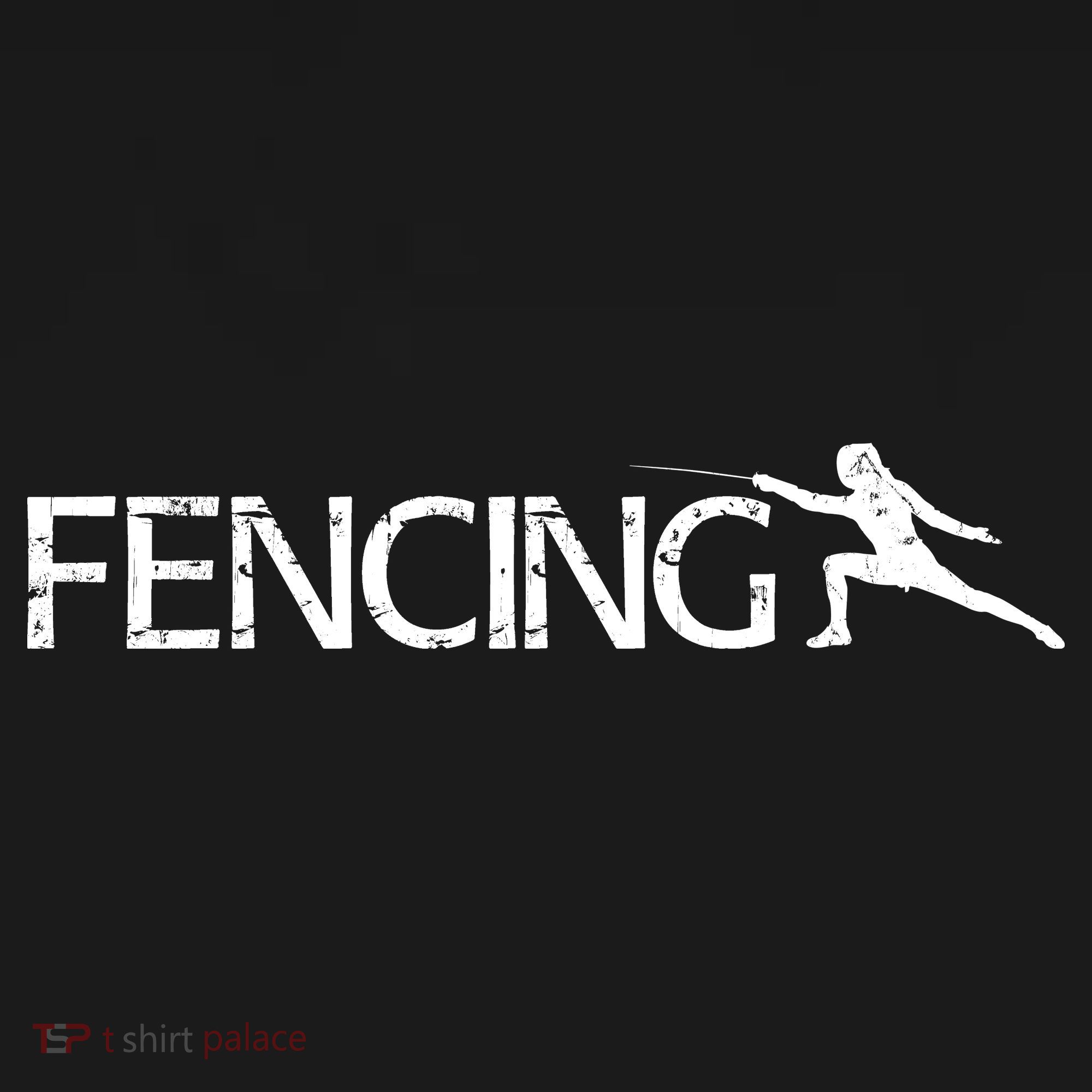 Cute Fencing Logo Kids T-Shirt