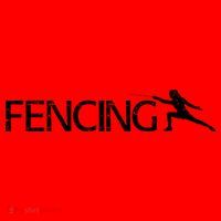 Cute Fencing Logo Santa Hat thumb 1