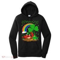 Crab Fish Lover Shamrock Leaf Rainbow Crab St Patrick's Day Women's Hoodie thumb 0