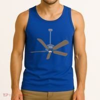 Ceiling Fan Lazy DIY Halloween Costume Funny Easy Tank Top thumb 3