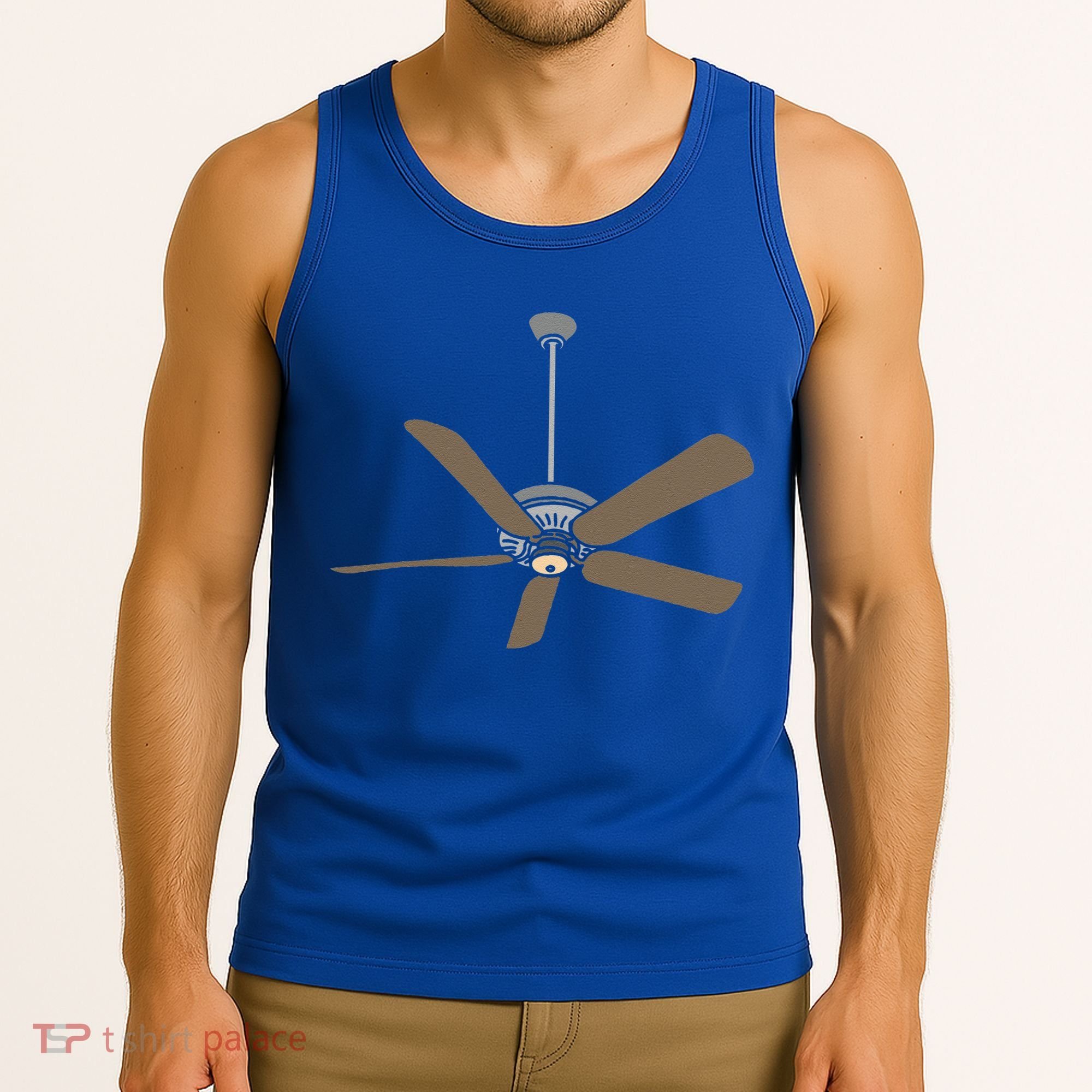 Ceiling Fan Lazy DIY Halloween Costume Funny Easy Tank Top