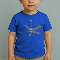 Ceiling Fan Lazy DIY Halloween Costume Funny Easy Toddler T-Shirt thumb 2